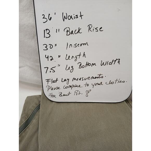 Wrangler All Terrain Gear ATG Work Pants Classic Canvas Mens 36 X 30 - Picture 13 of 16